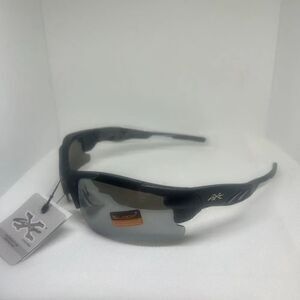 X-Loop Wrap Semi-Rimless Mens Shades Sunglasses
